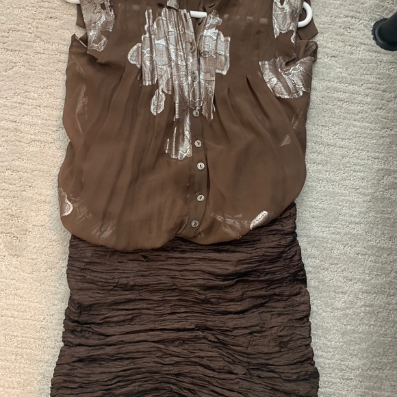 Dresses & Skirts - Nicole Miller dress with silver detail